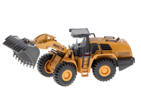 Koparka ładowarka kołowa spychacz model z metalu Die-Cast H-toys 1813 1:60