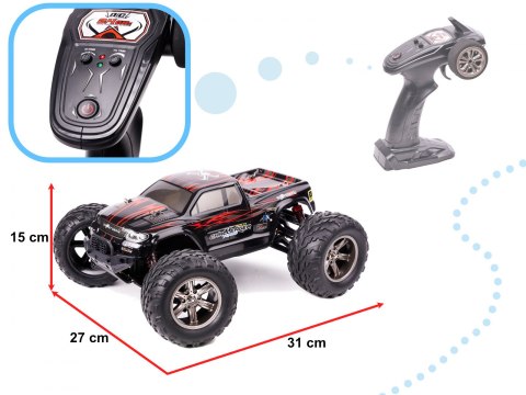 Samochód RC MONSTER TRUCK 1:12 2.4GHz X9115 CZERWONY ULEPSZONA WERSJA