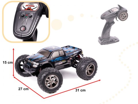 Samochód RC MONSTER TRUCK 1:12 2.4GHz X9115 NIEBIESKI ULEPSZONA WERSJA