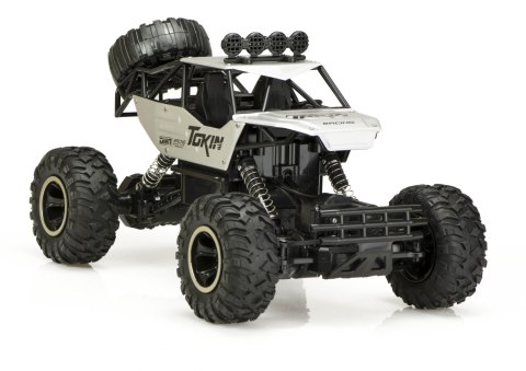 Samochód RC Rock Crawler 1:12 4WD METAL srebrny