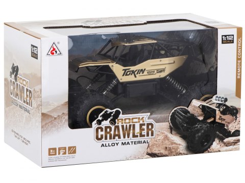 Samochód RC Rock Crawler 1:12 4WD METAL złoty