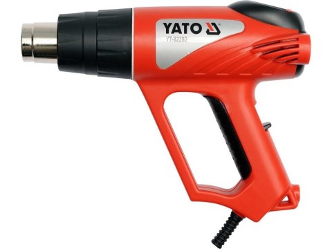 Yato YT-82292 opalarka Pistolet na gorące powietrze 500 l/min 550 °C 2000 W Czarny, Szary, Pomarańczowy