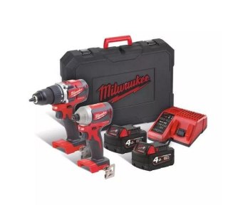 MILWAUKEE.POWERPACK M18CBLPP2B-502C M18CBLDD+M18CBLID 2x5,0Ah ...