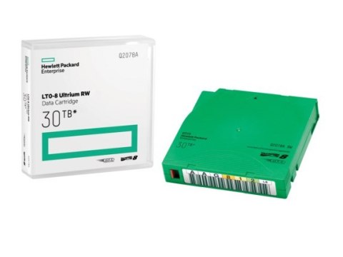 HPE LTO-8 Ultrium 30TB RW Data Cartridge Pusta taśma danych 12 TB 1,26 cm