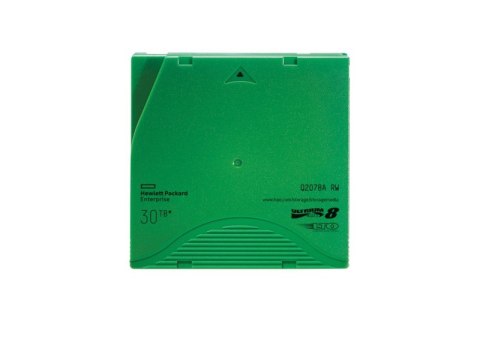 HPE LTO-8 Ultrium 30TB RW Data Cartridge Pusta taśma danych 12 TB 1,26 cm