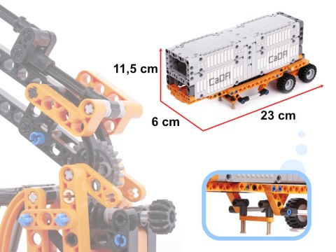 Transporter Klocki CADA C71002W 10w1 634el.