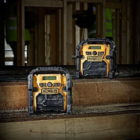 DeWALT DCR020-QW radio Przenośny Cyfrowy Czarny, Żółty