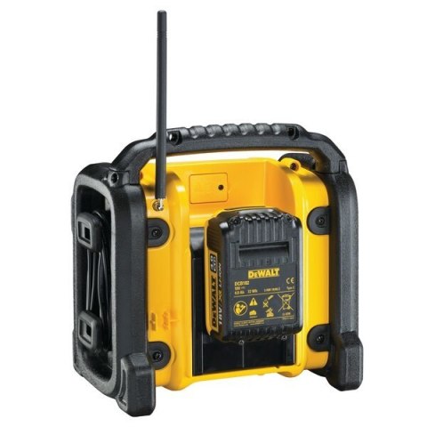 DeWALT DCR020-QW radio Przenośny Cyfrowy Czarny, Żółty