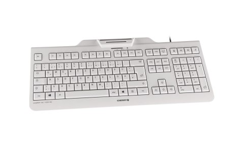 CHERRY KC 1000 SC klawiatura Biuro USB QWERTZ Niemiecki Szary