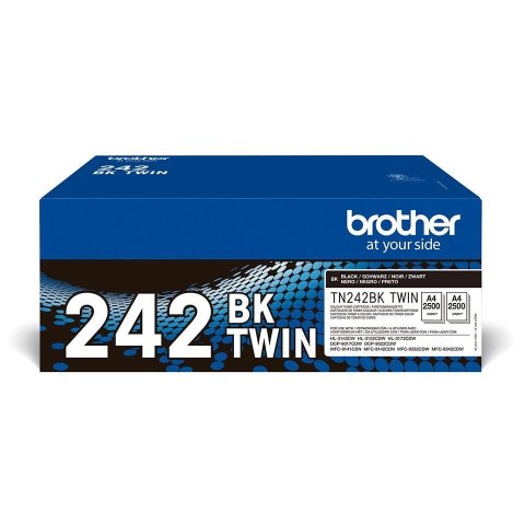 Brother TN-242BKTWIN kaseta z tonerem 2 szt. Oryginalny Czarny