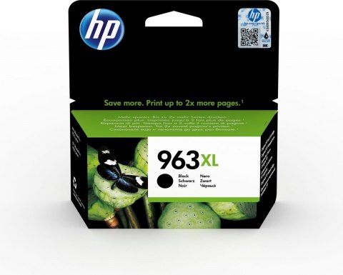 HP 963XL oryginalny wysokowydajny wkład atramentowy czarny