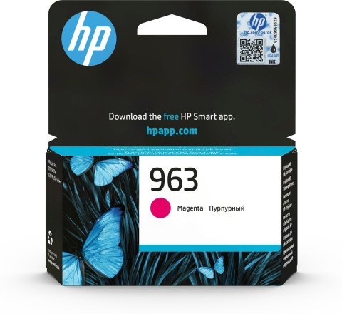 HP 963 oryginalny wkład atramentowy purpurowy