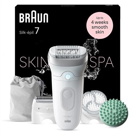 Depilator Braun Silk-épil 7 7-081 depilatos 40 pęset(y) Biały