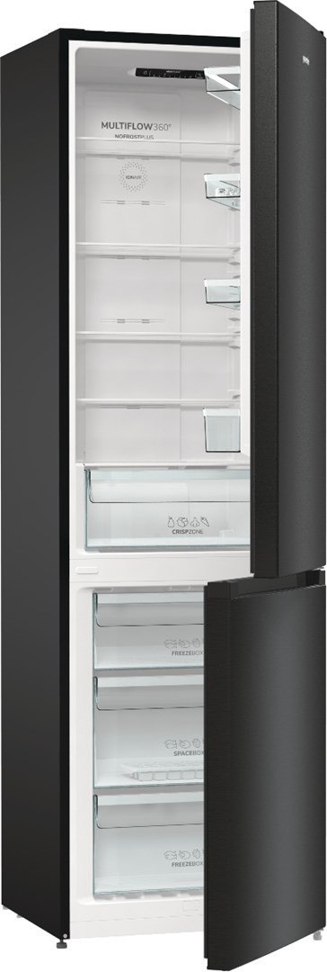 Gorenje NRK6202EBXL4 lodówko-zamrażarka Wolnostojący 331 l E Czarny