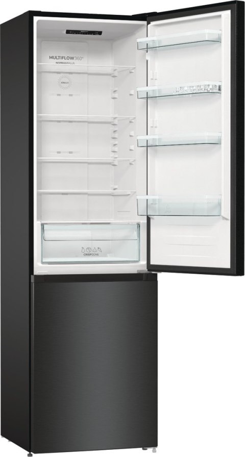 Gorenje NRK6202EBXL4 lodówko-zamrażarka Wolnostojący 331 l E Czarny