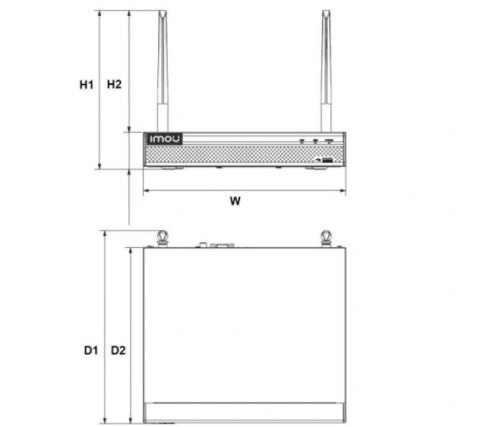 REJESTRATOR WIFI IMOU NVR1108HS-W-S2