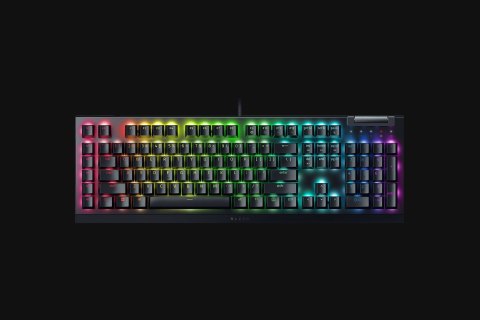 Razer BlackWidow V4 X. Tastatur Formfaktor: Volle Größe (100%), Geräteschnittstelle: USB, Tastatur-Switch: Mechanischer Switch. 