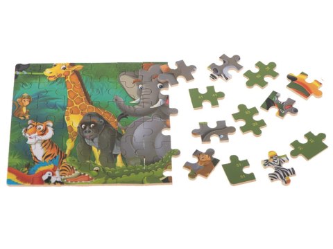 Puzzle bajkowe w puszce słoń 60el