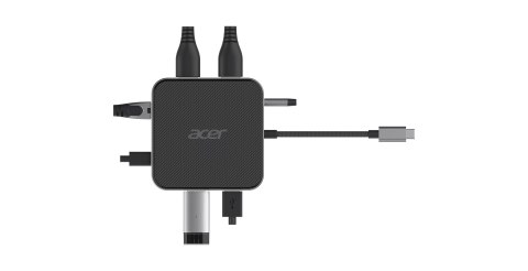 Hub wielofunkcyjny ACER 7in1 USB4 8k Multi Display Hub 1xHDMI/1xDP/2xUSB3.2/USB-C/RJ45/Audi