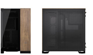 Obudowa CORSAIR Geh Midi 6500X (Tempered Glass) Black/Walnut Wood