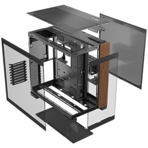 Antec C8 Wood Full Tower Czarny, Drewno