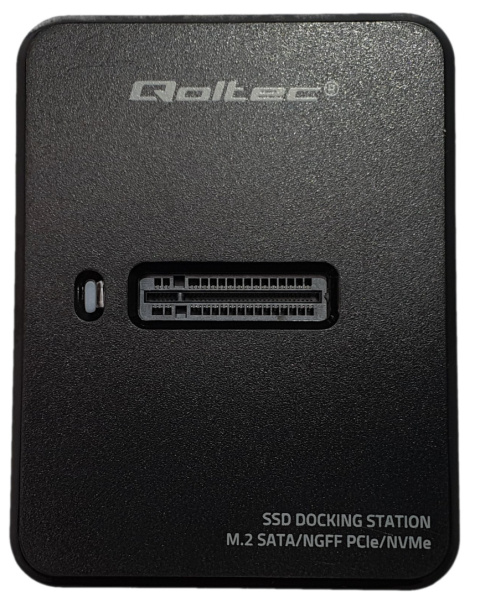 QOLTEC STACJA DOKUJĄCA DYSKÓW SSD M.2 SATA/PCIE | NGFF/NVME | USB 3.1