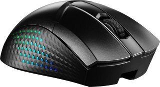 MSI CLUTCH GM51 LIGHTWEIGHT WIRELESS myszka Gaming Po prawej stronie RF Wireless + Bluetooth + USB Type-C Optyczny 26000 DPI