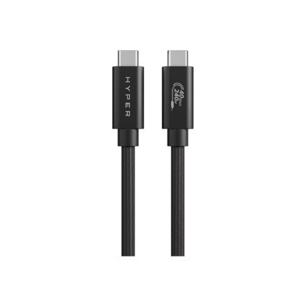 HYPER HyperDrive Next kabel USB USB4 Gen 3x2 1,2 m USB C Czarny