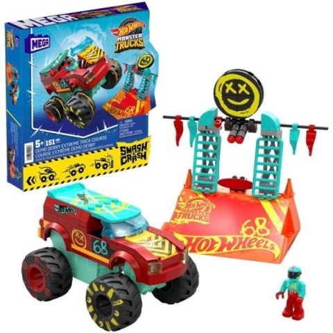 MEGA BLOKS Hot Wheels Monster Trucks Demo Derby Ekstremalna sztuczka HNG53 MATTEL p6