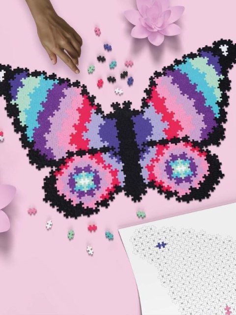 Plus-Plus Butterfly Puzzle klocki 800 szt. Fauna