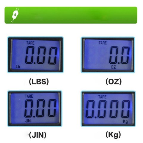 Waga wedkarska bagażowa hakowa 40kg