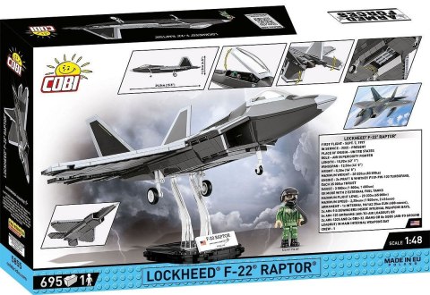 COBI 5855 Armed Forces Lockheed F-22 Raptor 695 klocków