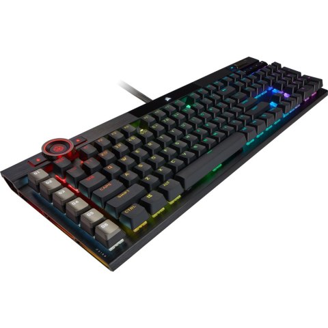 Klawiatura Gamingowa Corsair K100 RGB, Corsair OPX, LED RGB - Czarna