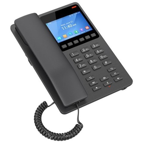 Grandstream GHP 631 LCD CZARNY | VoIP | Telefony hotelowe