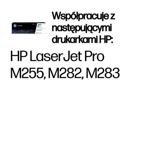 HP 207A oryginalny błękitny toner LaserJet