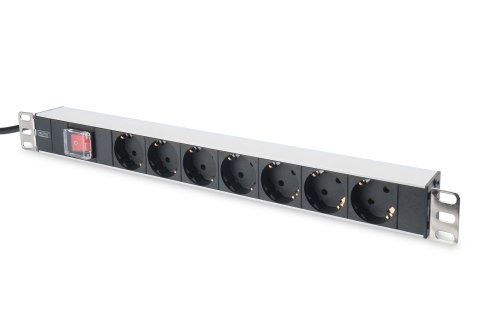 Listwa zasilająca do szaf rack (PDU) 19 cali 7x Schuko