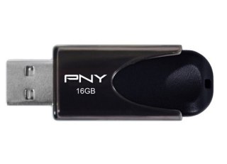 Pendrive PNY Attaché 4 2.0 16GB Czarny (16 GB /USB 2.0 /Czarny )