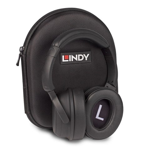 Lindy LH500XW+ Zestaw słuchawkowy Przewodowy i Bezprzewodowy Opaska na głowę Muzyka USB Type-C Bluetooth Czarny