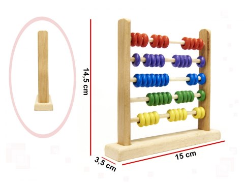 Liczydło drewniane tradycyjne nauka liczenia