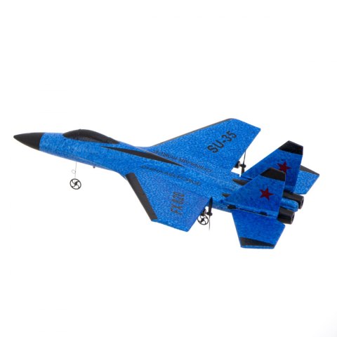 Samolot RC SU-35 odrzutowiec FX820 niebieski