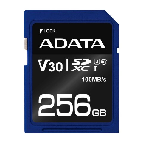 ADATA ASDX256GUI3V30S-R pamięć flash 256 GB SDXC UHS-I Klasa 10