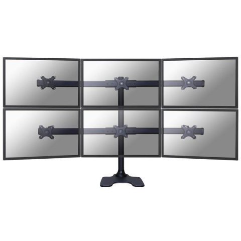 Neomounts FPMA-D700DD6 uchwyt / stojak do monitorów 68,6 cm (27") Biurko Czarny