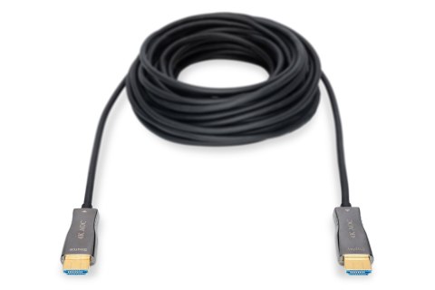 Digitus Hybrydowy kabel światłowodowy HDMI AOC, UHD 4K, 10 m