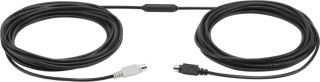 Logitech GROUP 10m Extender Cable kabel PS/2 6-p Mini-DIN Czarny