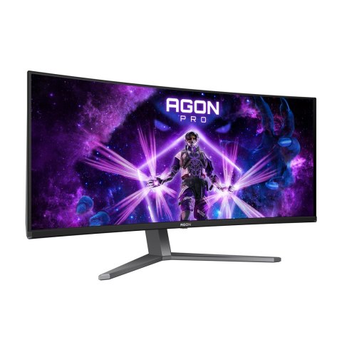 AOC AGON PRO AG346UCD monitor komputerowy 86,4 cm (34") 3440 x 1440 px Wide Quad HD QD-OLED Czarny, Szary