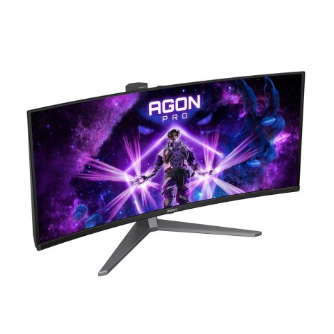 AOC AGON PRO AG346UCD monitor komputerowy 86,4 cm (34") 3440 x 1440 px Wide Quad HD QD-OLED Czarny, Szary