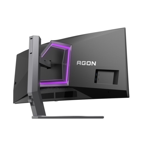 AOC AGON PRO AG346UCD monitor komputerowy 86,4 cm (34") 3440 x 1440 px Wide Quad HD QD-OLED Czarny, Szary