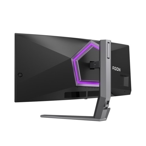 AOC AGON PRO AG346UCD monitor komputerowy 86,4 cm (34") 3440 x 1440 px Wide Quad HD QD-OLED Czarny, Szary