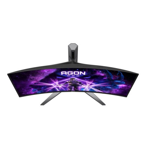 AOC AGON PRO AG346UCD monitor komputerowy 86,4 cm (34") 3440 x 1440 px Wide Quad HD QD-OLED Czarny, Szary