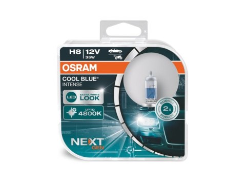 Żarówki Osram Cool Blue Intense - H8 - 35W - 12V - w zestawie 2 sztuki